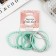 Hair elastic band "Jeanette" (set of 5 pcs) Stripes braid, 5 cm, mix