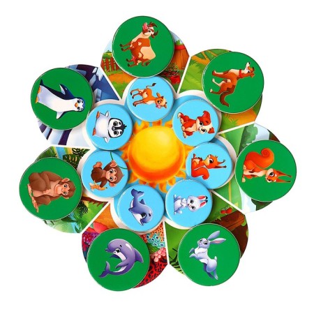 Velcro toy "Mom, baby, dwelling"-4