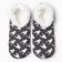Women's socks with fur inside "Goose foot", gray color, rr 36-40