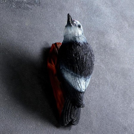 Suspension decor "Woodpecker on the branch" 20x10cm-1
