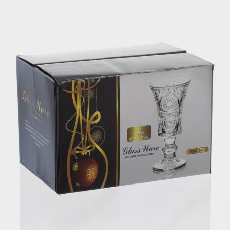 A set of glasses of glass "Ice Star", 35 ml, 10.5 × 5 cm, 6 pcs-5
