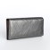 Women's wallet on a magnet, silver color