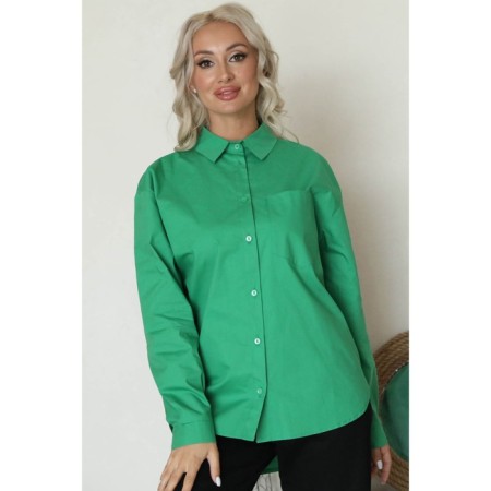Female shirt, size 52, green color