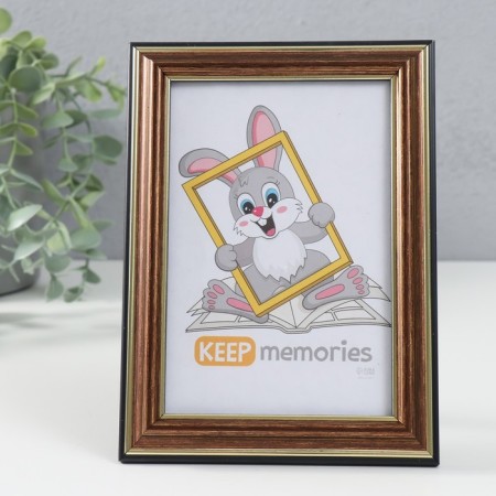 Photo frame Plastic "Office 2" 10x15 cm, bronze-4