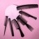 Set of combs, 6 items, black color