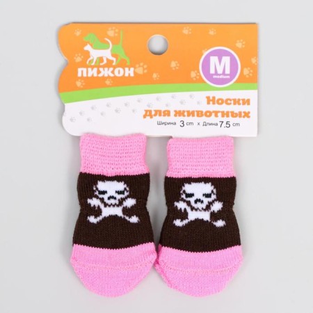 Noski non -slip "pirates", m (3/4 * 7 cm), set 4 pcs-1