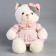 Soft toy "Little Friend", a cat in a pink dress