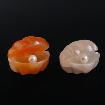 Souvenir "Pearl", 6 × 4.5 cm, selenite, mix-4