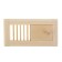 Lip ventilation cover, 30x12cm, with a valve, "Dobroparov"
