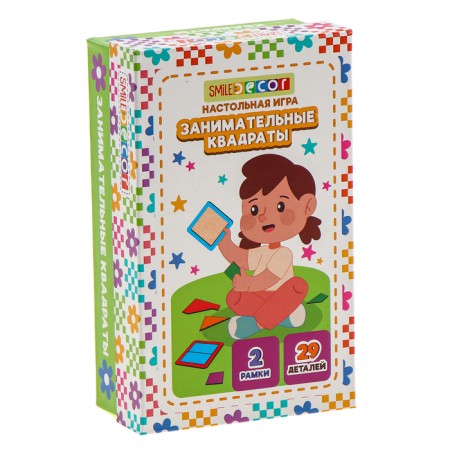 Board game "Entertaining squares"-6