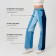 Women's jeans minku Blue color, size 46