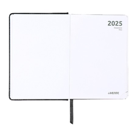 Dated diary 2025 b6 168 sheets, Devente. Wild, a hard cover to leatzers with foam rubber, perforation, liesse, block 70, black-6