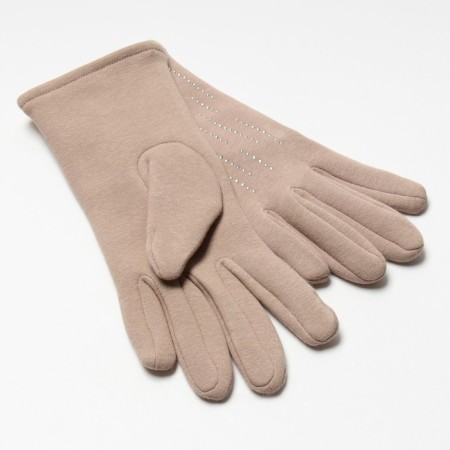 Women's gloves minku "Rock", p. 23 cm, col. beige-1