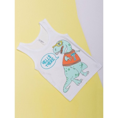 T -shirt for a boy, height 104 cm, white color