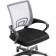 Computer chair Turin black/Light gray plastic/fabric, black/black 60x55x82 cm