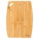 Defense board with a tenerezza cut handle, 35x25x1.2 cm, bamboo