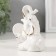Souvenir Ceramics "Elephant with a coin - a ruble" White with gold 5.8x6.5x9.5 cm