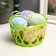 Easter decor "Egg with sprinkling" set 6 pcs egg 4.5x7 cm, mix 8x13x13 cm
