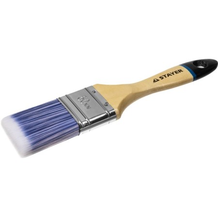 Brush flat Stayer Aqua 01062-050, artificial bristles, wooden handle, 50 mm, 2 "