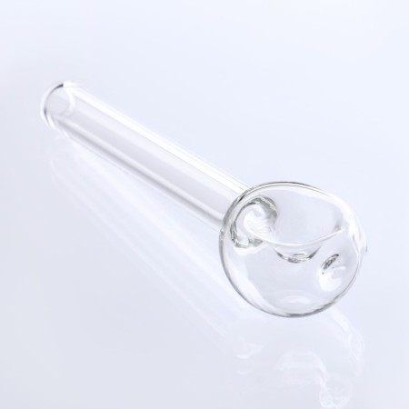 Chicken pipe, 11.5 x 3 cm, glass