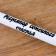 Bit varnished "Family Happiness Regulatory", white with a black inscription, 65 cm
