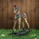 Souvenir tree "Horse rocking" 45x12x45 cm