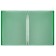 Folder with 10 A4 inserts, 500 μm, calligrata, texture "sand", green