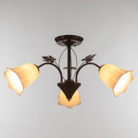 Cauces "Bouquet" 3x15W E27 Model: Br 00228 Wenge/White-1