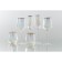 Glass glass Magistro "Dario", 450 ml, pearl color
