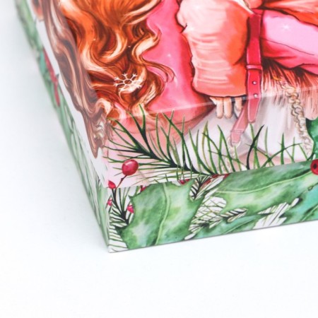 Gift box team "Watercolor", 16.5 x 12.5 x 5.2 cm-8