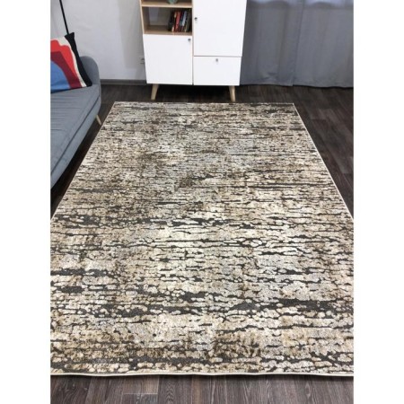 Rectangular carpet Merinos Ibiza, size 160x230 cm, color Beige-Gray-3