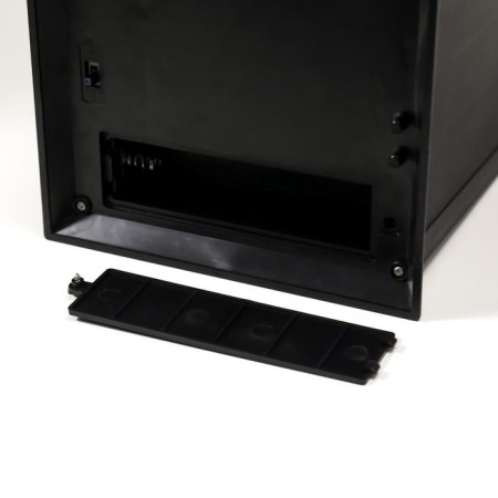 Nightlight "fireplace" led black 16x14x26 cm-5