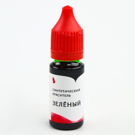 Synthetic dye, liquid, 15 g, green-1