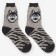 Men's woolen socks "Siberian wolf", gray color, size 29