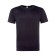 Male T-shirt Collorista, density 145g/m2, black color, size 42-44