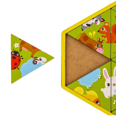 Puzzle "Remember animals", solitaire-3