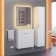 Tumbling under the sink uperwood modul, 60 cm, suspended, matte, white