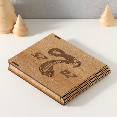 New Year's box "Snake" 15x12x2 cm-3