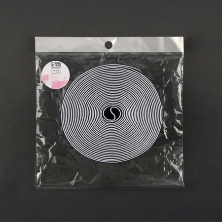 Glass woven soft 40mm*5 ± 1 -yard strip black/white au-2