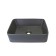 Sink 1010-Gm, 480 x 380 mm, without a hole for the mixer, without overflow, dark gray