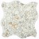 Glass mosaic Bonaparte Point Beige, 305x305 mm