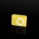 Vibroyaitzo jaga jaga, with a remote control, silicone, 7/3 cm, yellow