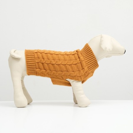 Sweater with openwork viscous, 2xl (DS 41, Osh 41, OG 36-60 cm), beige-1