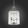 Suspended chandelier ST LUCE. SL228.103.03. TERSO. 3x40 watts, E14, 26x26x50 cm, chromium color