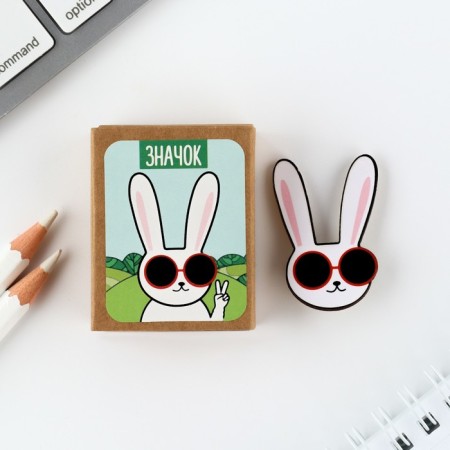 Icon in the box "Hare" 5 x 4 cm-2