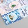 Stick Paper "Snow Balls" 3x9 cm sheet 10x10 cm