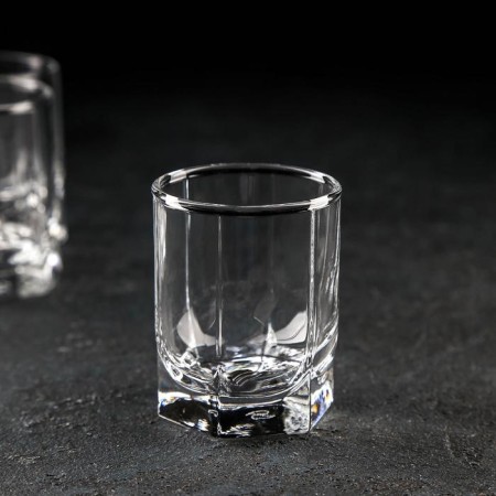 Set of glass piles for vodka Tango, 65 ml, 6 pcs-1