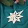 Christmas tree decoration "Snowflake is multifaceted" (set 2 pcs) 11.5x9.5 cm, white