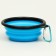 Silicone bowl, folding, 250 ml, 11 cm, blue