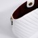 Bag Cross-Bodi with a zipper, white color